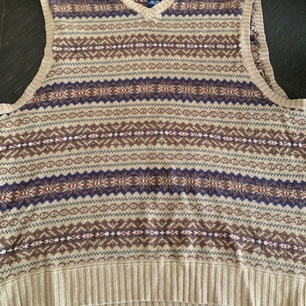 Ralph Lauren Sportsman Polo Fair Isle Sweater XL